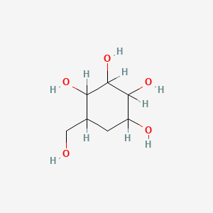 molecular formula C7H14O5 B1213918 alpha-DL-Pseudomannose CAS No. 74561-03-8