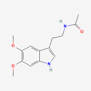 n-[2-(5,6-Dimethoxy-1h-indol-3-yl)ethyl]acetamide