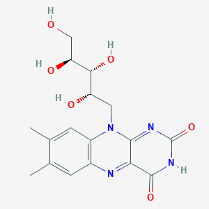 molecular formula C17H20N4O6 B1213937 Araboflavin CAS No. 482-11-1