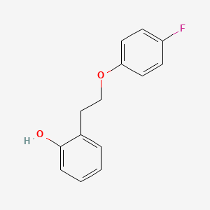 2-(4-Fluorophenoxy)-1-(2-hydroxyphenyl)ethane