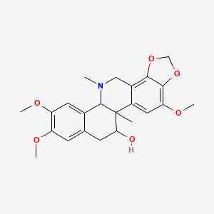 molecular formula C23H27NO6 B1213951 Ambinine CAS No. 96935-26-1