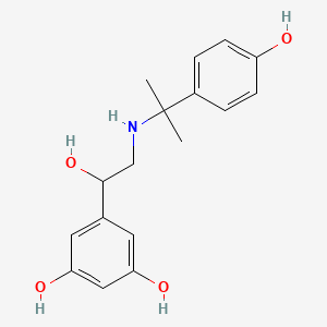 5-(1-Hydroxy-2-((1-(4-hydroxyphenyl)-1-methylethyl)amino)ethyl)-1,3-benzenediol