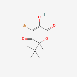 4-Bromo-6-tert-butyl-3-hydroxy-6-methyl-2H-pyran-2,5(6H)-dione