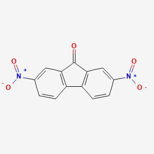 molecular formula C13H6N2O5 B1213979 2,7-Dinitro-9-fluorenone CAS No. 31551-45-8