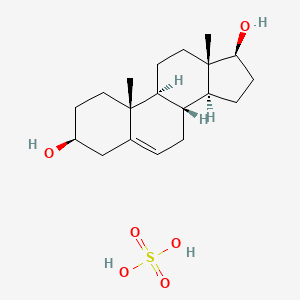 molecular formula C19H32O6S B1213988 5-Androstene-3beta,17beta-diol sulfate CAS No. 60825-60-7