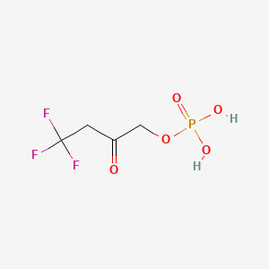 molecular formula C4H6F3O5P B1213990 4,4,4-Trifluoro-2-oxobutyl dihydrogen phosphate CAS No. 93383-53-0