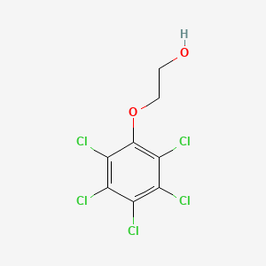 molecular formula C8H5Cl5O2 B12139914 Ethanol, 2-(pentachlorophenoxy)- CAS No. 947-76-2