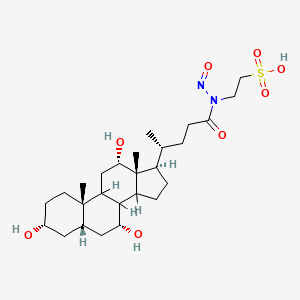 molecular formula C26H44N2O8S B1213999 N-Nitrosotaurocholic acid CAS No. 82660-96-6