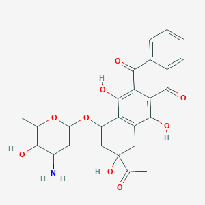 molecular formula C26H27NO9 B001214 Idarubicin hydrochloride CAS No. 57852-57-0