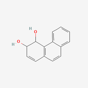 molecular formula C14H12O2 B1214012 3,4-Dihydrophenanthrene-3,4-diol CAS No. 20057-09-4