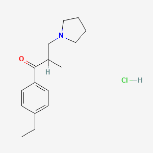 molecular formula C16H24ClNO B1214014 Inaperisone hydrochloride CAS No. 90878-85-6