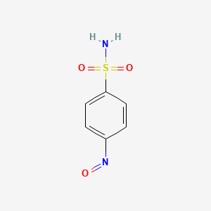 molecular formula C6H6N2O3S B1214018 4-Nitrosobenzenesulfonamide CAS No. 2990-12-7