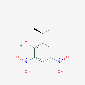 molecular formula C10H12N2O5 B1214032 (S)-dinoseb 