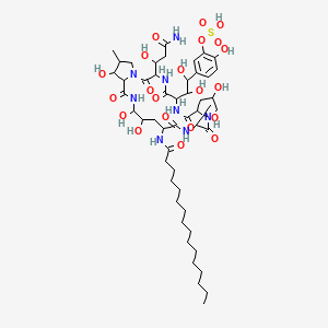molecular formula C51H82N8O21S B1214035 WF11899A;WF 11899A 