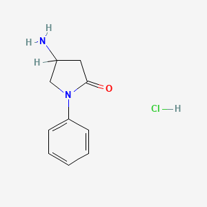 4-Amino-1-phenylpyrrolidin-2-one hydrochloride