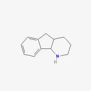 molecular formula C12H15N B1214067 2,3,4,4a,5,9b-hexahydro-1H-indeno[1,2-b]pyridine CAS No. 88687-51-8