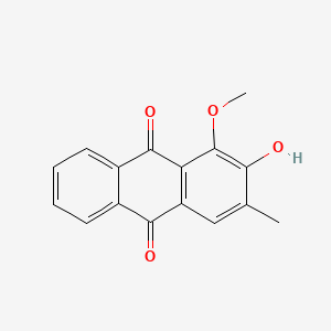 molecular formula C16H12O4 B1214074 地高罗素 CAS No. 477-86-1