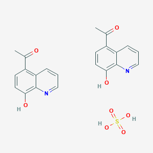 molecular formula C22H20N2O8S B1214084 Quinacetol sulfate CAS No. 57130-91-3