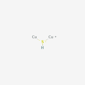 molecular formula Cu2S<br>Cu2HS B1214091 Copper(I) sulfide CAS No. 21112-20-9