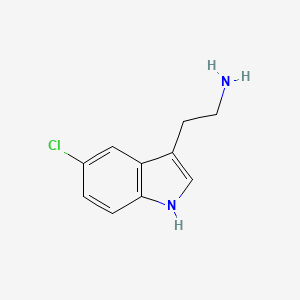 molecular formula C10H11ClN2 B1214102 5-Chlorotryptamine CAS No. 3764-94-1