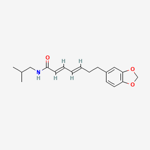 molecular formula C18H23NO3 B1214114 Chingchengenamide A 