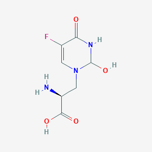 (2S)-2-amino-3-(5-fluoro-2-hydroxy-6-oxo-1,2-dihydropyrimidin-3-yl)propanoic acid
