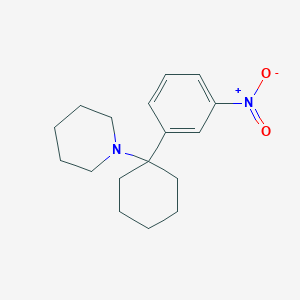 1-[1-(3-Nitrophenyl)cyclohexyl]piperidine
