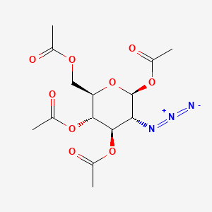 molecular formula C14H19N3O9 B1214150 1,3,4,6-Tetra-O-acetyl-2-azido-2-deoxy-beta-D-glucopyranose CAS No. 80321-89-7