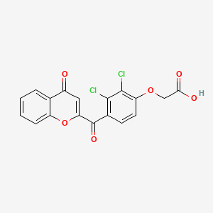 2-(2',3'-Dichloro-4'-carboxymethyleneoxybenzoyl)chromone
