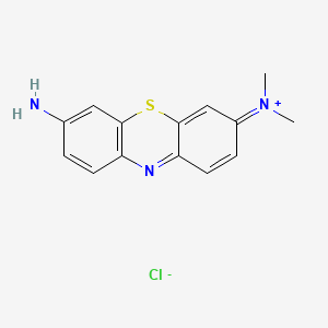 molecular formula C14H14ClN3S B1214176 Giemsa Stain CAS No. 531-53-3