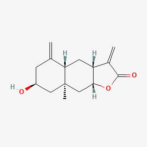 molecular formula C15H20O3 B1214184 Ivalin CAS No. 5938-03-4