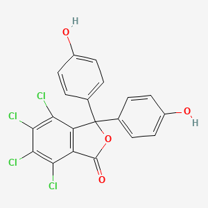molecular formula C20H10Cl4O4 B1214197 Phenoltetrachlorophthalein CAS No. 639-44-1