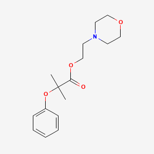 molecular formula C16H23NO4 B1214199 促动剂 CAS No. 3615-74-5