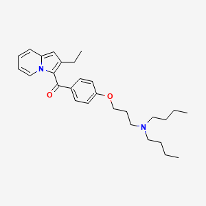 molecular formula C28H38N2O2 B1214203 Butoprozine CAS No. 62228-20-0