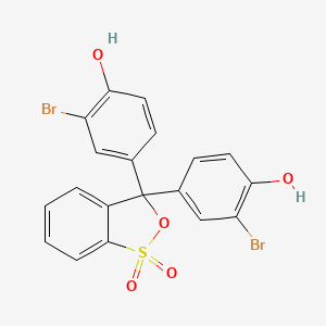 molecular formula C19H12Br2O5S B1214209 Bromophenol Red CAS No. 2800-80-8
