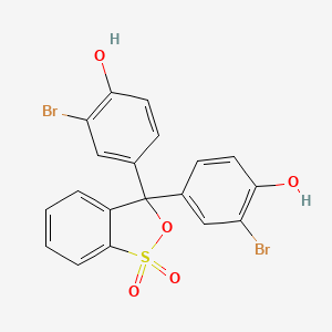 molecular formula C19H12Br2O5S B1214209 Bromophenol red CAS No. 2800-80-8