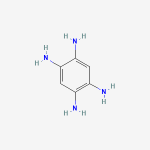 molecular formula C6H10N4 B1214210 1,2,4,5-Benzenetetramine CAS No. 3204-61-3