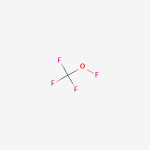 molecular formula CF4O B1214211 三氟甲基次氟酸酯 CAS No. 373-91-1