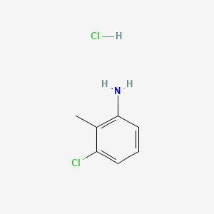 molecular formula C7H9Cl2N B1214214 3-Chloro-2-methylaniline Hydrochloride CAS No. 6259-40-1