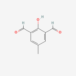 molecular formula C9H8O3 B1214215 2-Hydroxy-5-methylisophthalaldehyde CAS No. 7310-95-4