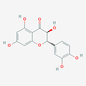 molecular formula C15H12O7 B1214235 (-)-Taxifolin CAS No. 111003-33-9