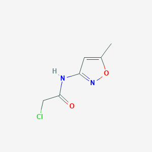 molecular formula C6H7ClN2O2 B1214238 2-chloro-N-(5-methylisoxazol-3-yl)acetamide CAS No. 59826-53-8