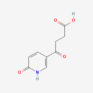 molecular formula C9H9NO4 B1214239 4-(6-Hydroxypyridin-3-yl)-4-oxobutyric acid 