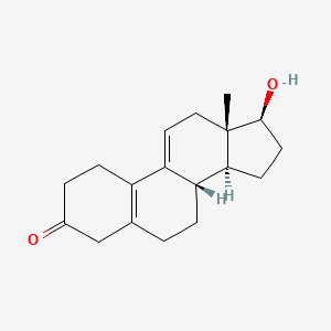 molecular formula C18H24O2 B1214242 17beta-Hydroxyestra-5(10),9(11)-dien-3-one CAS No. 5218-51-9