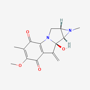 molecular formula C15H16N2O4 B1214266 10-Decarbamoyloxy-9-dehydromitomycin B CAS No. 74148-44-0