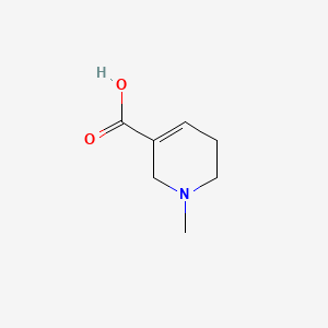 molecular formula C7H11NO2 B1214280 Arecaidine CAS No. 499-04-7