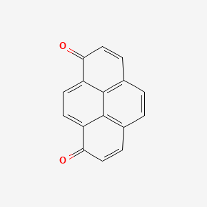 molecular formula C16H8O2 B1214282 1,8-Pyrenedione CAS No. 2304-85-0