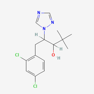 molecular formula C15H19Cl2N3O B1214283 Diclobutrazol CAS No. 66345-62-8