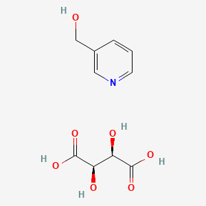 molecular formula C10H13NO7 B1214286 Nicotinyl alcohol tartrate CAS No. 6164-87-0