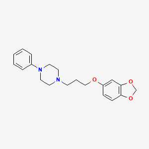 1-[3-(1,3-Benzodioxol-5-yloxy)propyl]-4-phenylpiperazine